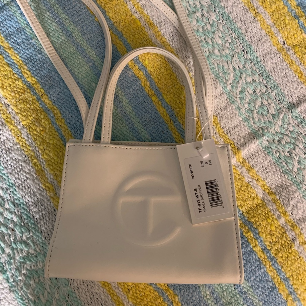 NWT white Telfar small bag